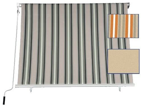 PEBSHOP Tenda da Sole a Caduta (200x250 cm. - Giallo/Beige)