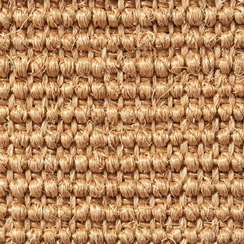 Teppichboden Auslegware | Sisal Naturfaser Schlinge | 400 cm Breite | natur hell-braun | Meterware, verschiedene Größen | Größe: 2,5 x 4m