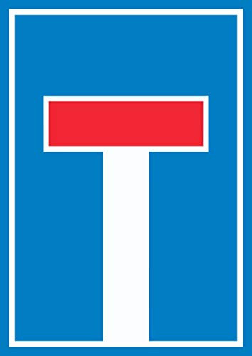 HB-Druck Sackgasse Schild A6 (105x148mm)