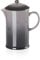 Le Creuset Stoneware Cafetière French Press with Stainless Steel Plunger, 1 Litre, Serves 3-4 Cups, Flint, 91028200444000