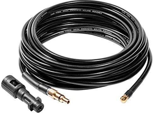 YUET Sonda Sturatubi Spurgatubi 10M/33Ft Per Kärcher Idropulitrici, Tubo Alta Pressione, 180Mpa +60° Per Idropulitrice, per K Serie K2 K3 K4 K5 K6 K7 e per Lavor, Per Scarico Di Blocchi Pulizia