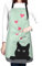 Perinsto Niedliche Cartoon-Katze, wasserdichte Schürze mit 2 Taschen, lustiges Tier, bezaubernd, Kätzchen, rosa Herzen, Küche, Kochschürzen, Lätzchen zum Kochen, Backen, Gartenarbeit, Fellpflege