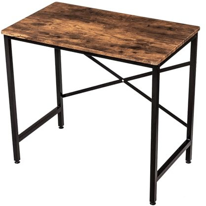 Oypla 80cm Heavy Duty Industrial Writing Computer Desk Home Office Worktop Table