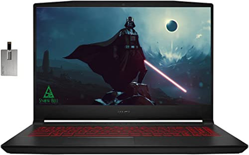 2022 MSI Katana 15.6 FHD 144Hz Gaming Laptop 11th Gen Intel Core i7-11800H, 16GB RAM, 1TB PCIe SSD, Backlit Keyboard, NVIDIA GeForce RTX 3060 Graphics, Windows 10, Black, 32GB SnowBell USB Card