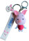 Porcinet Winnie l'ourson Porte-clés 3D Trousse à crayons avec fermeture éclair, rose, 6 cm
