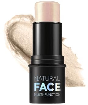 Contour Stick mit Highlighter, Bronzer und Blush Shades, ein nicht fettender, wasserfester Contour Stick, der das Gesicht mühelos mit einer leichten Berührung konturiert (#1, 1 Stück)