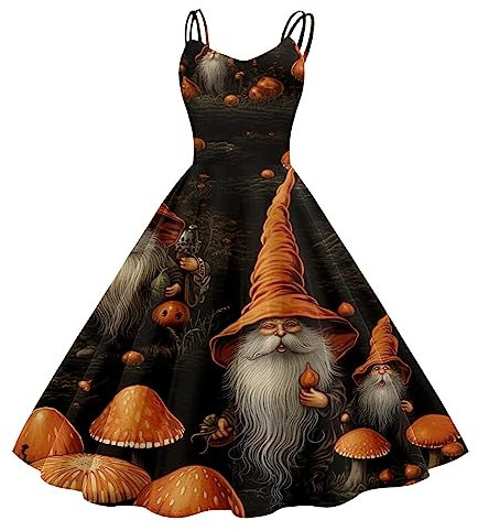 WVONIF Robe Halloween Costume Médiéval pour Femmes Robe Maxi à Manches Papillon Épaule Froide Steampunk Robe Corset pour Femmes Vêtements Gothiques Corset Robe Deguisement Halloween Femme Enceinte
