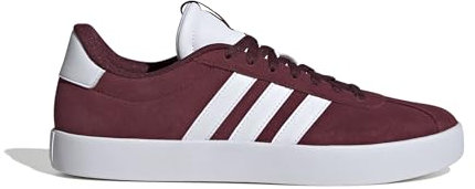 adidas Uomo VL COURT 3.0 SHOES, Shadow Red / Cloud White / Shadow Red, 38 EU