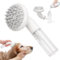 Dog Bath Brush, 3 in 1 Silicone Dog Scrubber for Bath Dog Shampoo Dispenser Brush with 36 Cleaning Brush Heads Pet Beauty Massage Washing Brush for Dogs Short Long Hair