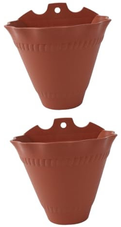 POPETPOP 2St Blumentopf zum Aufhängen an der Wand Zimmerpflanzenständer hängende Pflanzgefäße für den Innenbereich Kunststoff blumentopf plastikblumen im Topf Vase Anlage