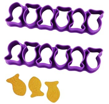 Gold-Fisch Cracker Ausstecher | Tier Cracker Ausstechformen | Gold-Fisch Set Ausstechformen Set | Wiederverwendbares Küchenzubehör Gold-Fisch Ausstecher