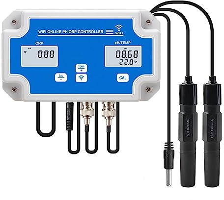 Kliplinc Smart WIFI Online-Messger?t PH ORP Temp Aquarium Wasserqualit?tstester Monitor Controller Zubeh?r Teilesatz f¨¹r Schwimmbad Spa EU-Stecker