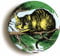 Cheshire Cat Alice In Wonderland Fridge Magnet (Circular 2inch / 50mm Diameter)