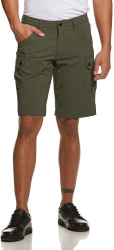Jeff Green Herren Elastische Schnell Trocknende Leichte Kurze Cargo Outdoor Funktions Hose Stan, Größe:S, Farbe:Cilantro