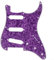 Buntes Zelluloid-Gitarren-Pickguard, 11 Löcher, Schlagplatte für SSS-Gitarren (Purple für Pearl)