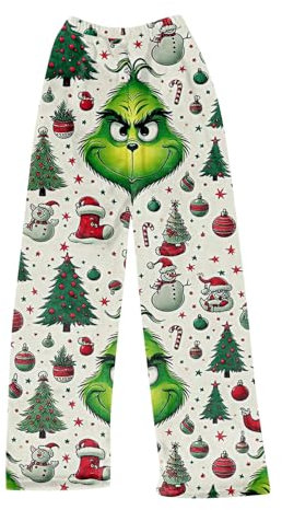 HGWOPGASD Pigiama Uomo Natalizio Pigiami Animali Pigiami Interi Adulto Pigiami in Pile Donna Pigiami Divertenti Pigiama del Grinch Pigiami Coordinati Coppia Pigiami Natalizi Grinch Il Costume del
