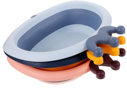 UTHCLO 3St Waschbecken kinder waschtisch kinderwaschtisch washbasin Adorable washbasin Portable washbasin Einweihungsgeschenk klappbares Fußbecken klappbares Fußbadbecken