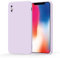 Vancle iPhone X/XS Case (5.8 inch), Lavender, Minimalistic Arcs, Silicone, Unique Design, Smooth with Subtle Texture, Designer Phone Case