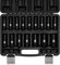 MIXPOWER 16 Pieces 1/2-Inch Drive Impact Socket Set, Deep, 10mm to 32mm, Metric, 6 Point, CR-V