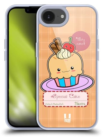 Head Case Designs Spezial Kawaii Torte Und Milkshake Gelhülle [Militärischer Schutzgrad] Kompatibel Mit Apple iPhone 16e Und Kompatibel Mit MagSafe