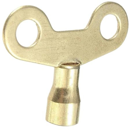 1 x Universal-Entlüftungsschlüssel aus Messing, Heizkörper-Entlüftungsschlüssel, Entlüftungsschlüssel, Entlüftungsschlüssel