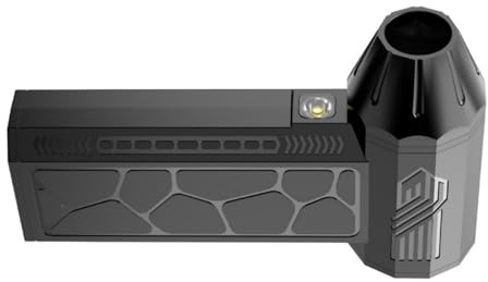 Souffleur manuel doux pour camping avec LED lumineuse pour éclairage extérieur