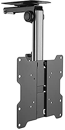 tv Wall Mount 13-37 Inch TV Ceiling Mount, Aluminum TV Bracket Folding, for Under Cabinet Kitchen, Retractable, Fold Down