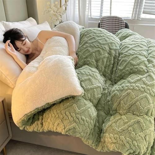 Super Dicke Warme Bettdecke Für Den Winter Polyesterdecke Für Bett Gewichtsdecken Warme Gesteppte Bettdecken, 6, 150x200cm 3kg