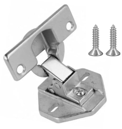 Integrated Washing Machine Door Hinge Compatible with Beko, Logik, Indesit, Lamona, Zanussi, Hotpoint & More | Heavy-Duty Hinge for Integrated Washing Machines & Dryer (1 x Hinge & 2 Screws)