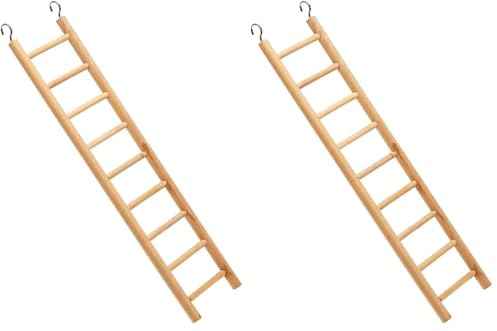 Ferplast Accessori gabbie uccelli Ferplast Scaletta legno allenamento (Confezione da 2)
