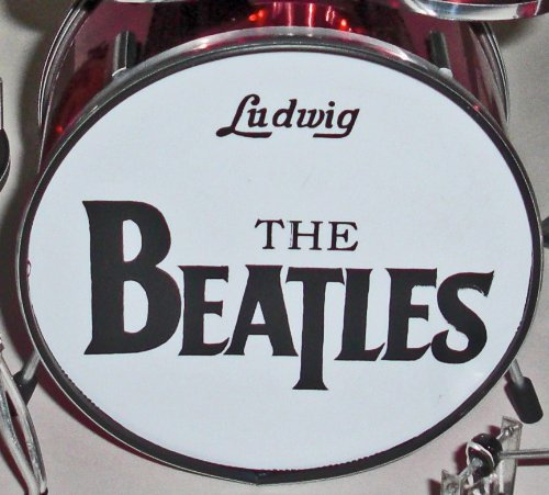 Unbekannt Ringo Starr Beatles Miniatur-Schlagzeug, Drum Kit, Miniatur-Schlagzeug, Rock and Roll, 17 cm