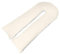 Big C U Shaped Maternity Pregnancy Full Body Support Pillow with Cream Cover – Made in Britain - Super Soft Supportive Cushion with Super Bounce Hollowfibre Filling for Full Body Support