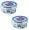 Schloss & LOCK 100 ml Extra kleiner runder Vorratsbehälter, 2 Stück