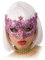 Carnival Toys Loup vénitien rose brillant adulte - Rose - Taille unique