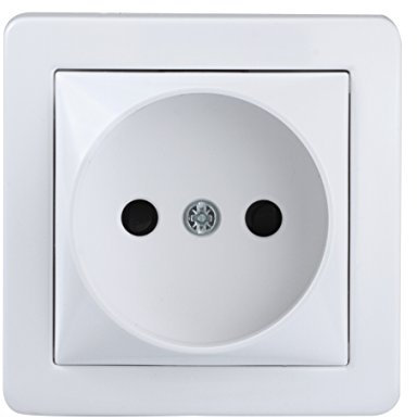 Prise de courant 2P 16 A, connexion automatique - Blanc - Alréa - Schneider Electric