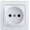 Prise de courant 2P 16 A, connexion automatique - Blanc - Alréa - Schneider Electric