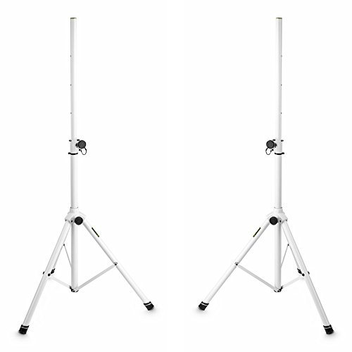 2x Gravity SP 5211 W Speaker Stand White 50kg DJ Disco PA System