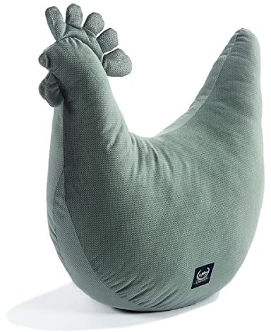 La Millou Oma Danas Henne Velvet Collection 50 x 40 cm | Stillkissen | Babykissen | Schwangerschaftskissen | Babyshower Geschenkidee | Khaki