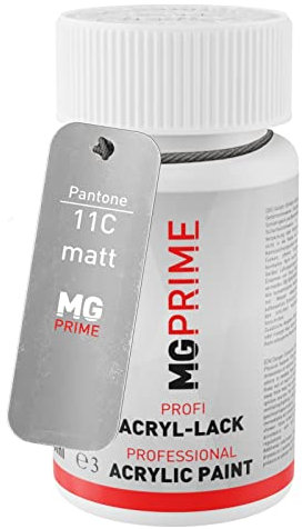 MG PRIME Pantone 11C Cool Grey matt Lackstift 50 ml schnelltrocknend