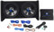 Rockville RV12.2B 1200W Dual 12 Car Subwoofer Enclosure+Mono Amplifier+Amp Kit