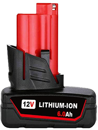 MANUFER 12V 7.0Ah Lithium-ion Replacement for Milwaukee 12V Battery M-12 48-11-2410 48-11-2420 48-11-2411 48-11-2401 48-11-2402 Replacement for Milwaukee Batteries
