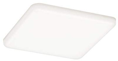 Paulmann 92397 LED Panel Einbauleuchte Veluna VariFit IP44 Neutralweiß 125x125mm eckig incl. 1x8,5 Watt Deckenleuchte Satin Deckenlampe Kunststoff Wohnzimmerlampe 4000 K