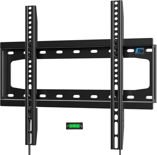 HOME VISION Soporte de Pared Fijo para TV de 26 a 65 Pulgadas, VESA máximo 400 x 400 mm, soporta hasta 45 kg, Soporte de Pared Universal para TV, Ahorro de Espacio HV8401