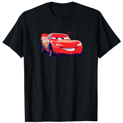 Disney Pixar Cars Lightning McQueen Paint Drifting T-Shirt