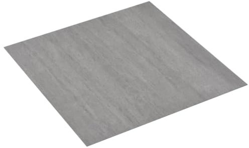 vidaXL 20x PVC Fliese Selbstklebend Vinylboden Bodenbelag Laminat Dielen Planken Vinyl-Fliesen Laminatboden Fußboden Wohnzimmer 1,86m² Grau gepunktet