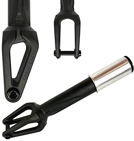 Fantic26 Sticker + Ethic DTC Legion V2 Stunt-Scooter Fork Park-Trick-Tret-Roller Ersatz-Gabel (HIC Schwarz)