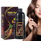 Champú para teñir el cabello gris, negro instantáneo, natural, Champú 3 en 1 para hombres y mujeres (Chestnut)