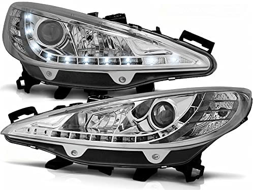Tuning-Tec Led Scheinwerfer chrom für Peugeot 207 05.2006-06.2012
