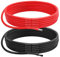 8AWG Cavo Elettrico Silicone, 8 Gauge 8,29 mm² 6m(3m Rosso + 3m Nero), Flessibile 1650 Fili 0,08 mm di Rame Stagnato Filo ad Alta Temperatura per Auto RC/Marine/Droni/Barche/Arduino
