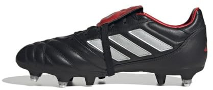 Adidas Unisex Copa Gloro Sg Football Shoes (Firm Ground), Core Black/Silver Met./Red, 47 1/3 EU